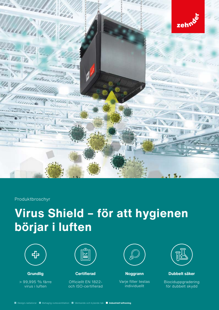 virus shield luftrenare med hepa 14