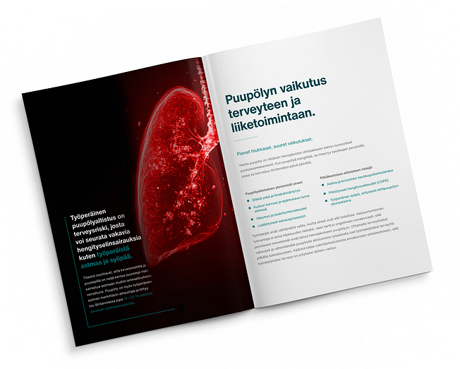 Wood dust exposure mockup