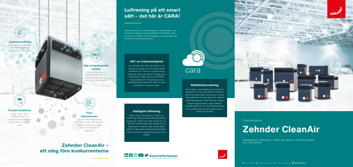 Luftrenare för industri Zehnder CleanAir