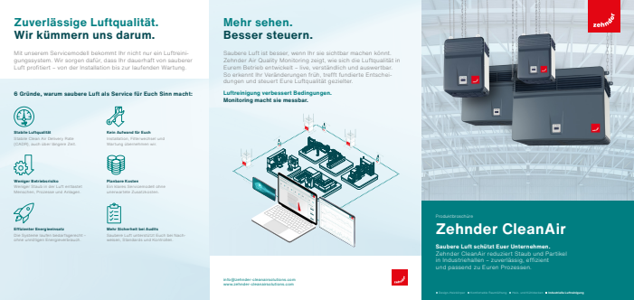 Industrie-Luftreiniger Zehnder CleanAir