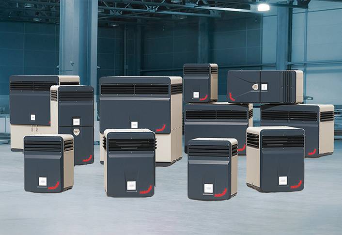 Zehnder Clean Air Solutions' range of industrial air purifiers in a clean working environment