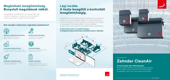 Légtisztítók Zehnder CleanAir