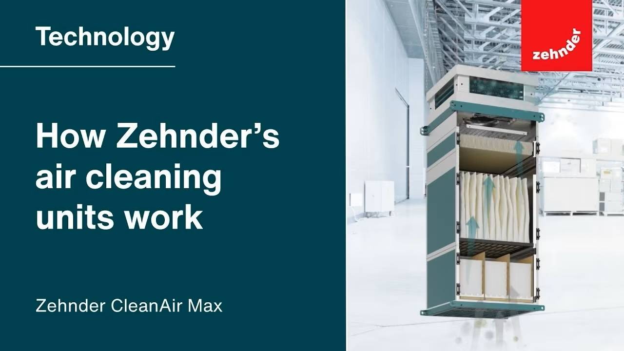 How Zehnder's air cleaning units work