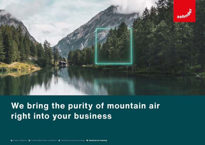 company brochure zehnder clean air solutions