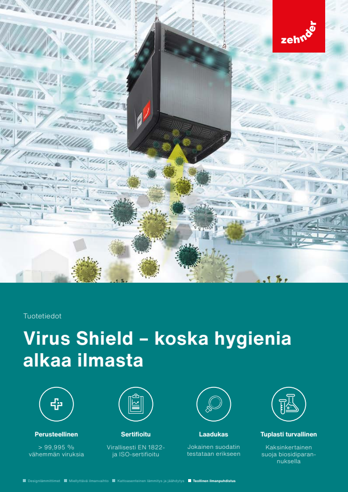 virus shield hepa 14 ilmanpuhdistimet