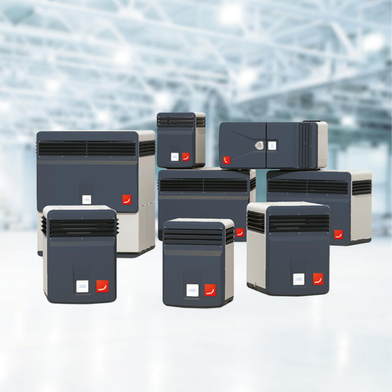 Quatre tailles disponibles – adaptées à vos besoins en volume d’air Different sizes of CleanAir