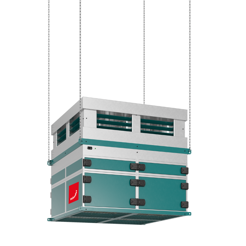 Purificateur d’air industriel intelligent : Zehnder CleanAir Max Smart industrial air purifier: Zehnder CleanAir Max