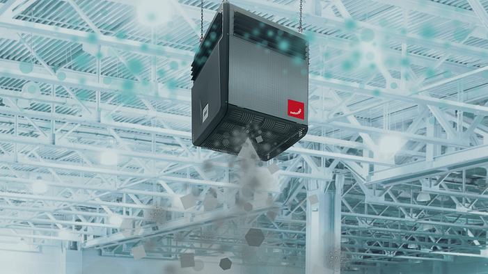 clean air solutions industrial air purifier