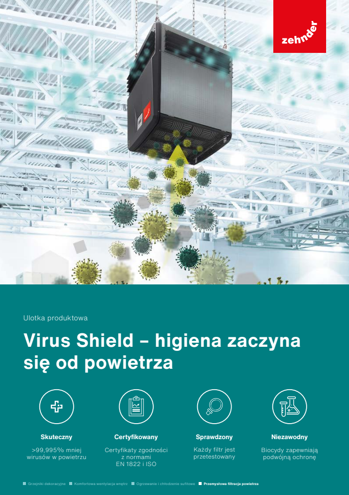 virus shield oczyszczacz powietrza z filtrem hepa 14