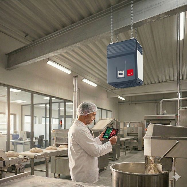 Food safety industrial air purifier