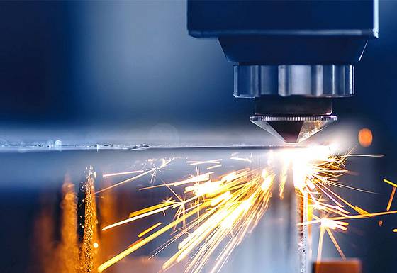 Metal treatment producing fumes and sparks