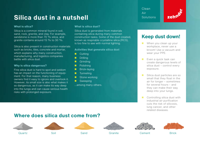 silica dust in a nutshell